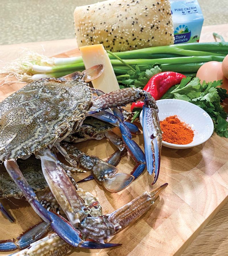 Chilli Crab Scrambled Eggs Cooking with Cara